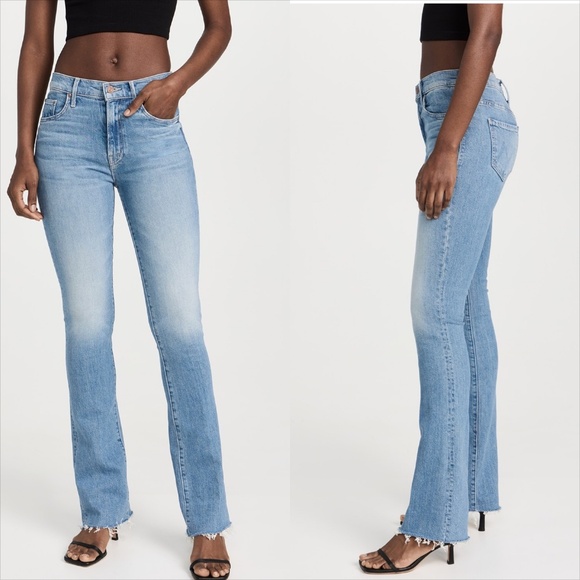 Mother jeans the insider sneak fray "love on the  beat" wash NO OFFERS - Picture 2 of 8